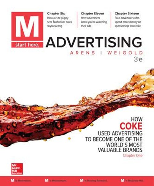 M: Advertising Paperback Michael F., Arens, William Weigold