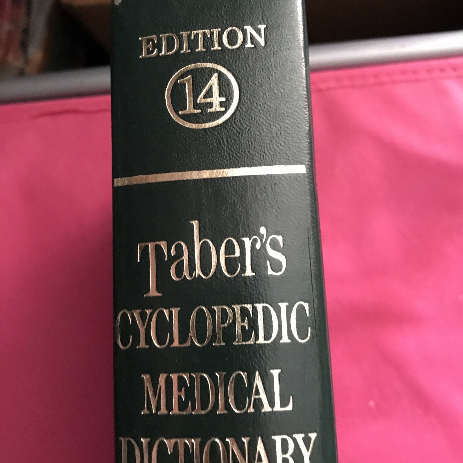 Medical Dictionary, F.A. Davis Co., 14th Edition HC Tabers BOOK
