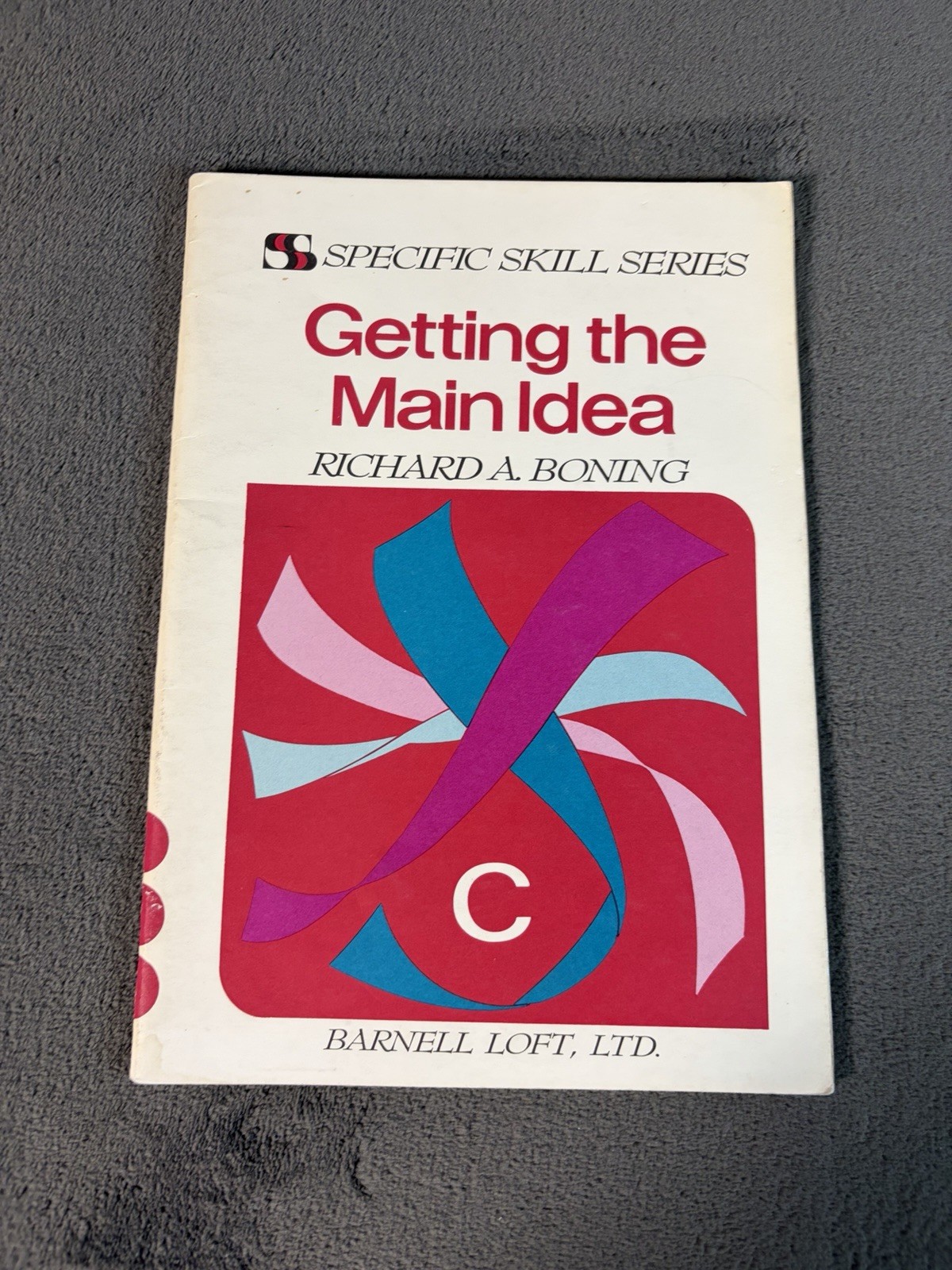 Vintage Getting The Main Idea Booklet C Richard Boning Barnell Loft 1976