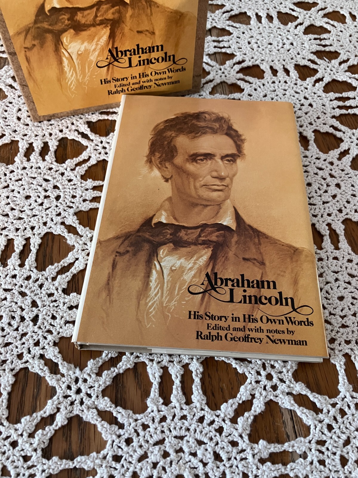 1975 Edition HB w/ Slipcover Abraham Lincoln His Story in His Own Words
