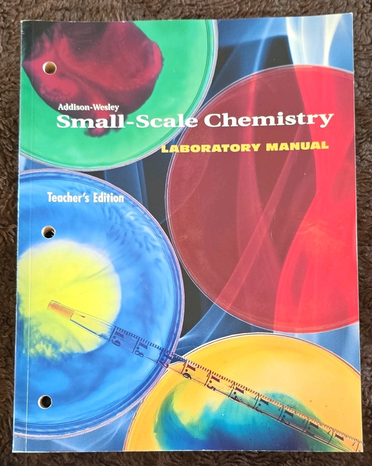 Addison-Wesley Small-Scale Chemistry Lab Manual Teacher’s Ed Waterman PB 1995
