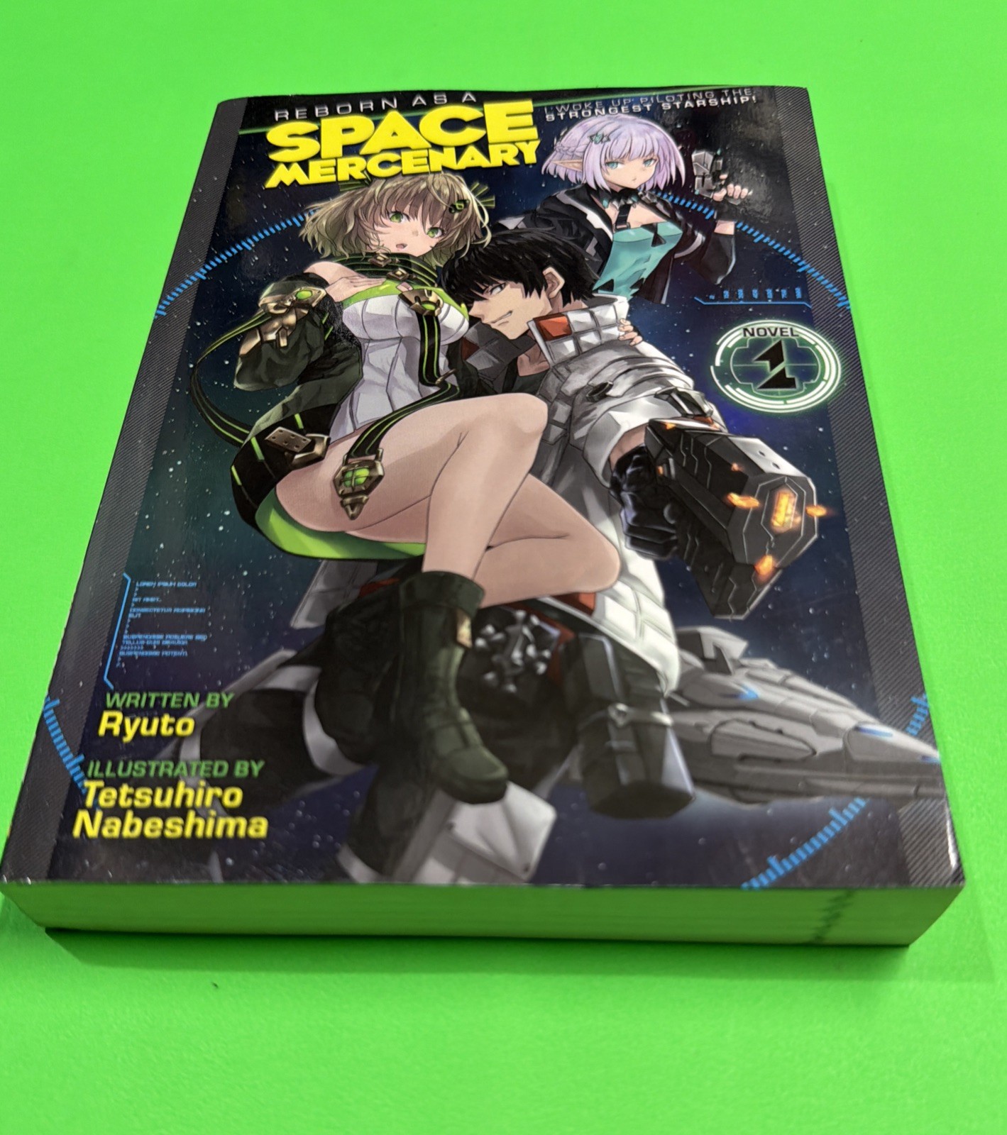 Reborn as a Space Mercenary Novel 1 Vol English Manga Book Seven Seas 1st Print