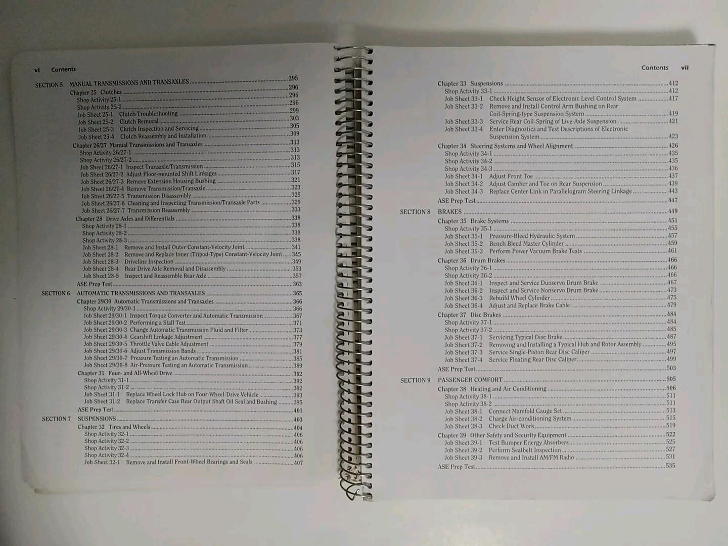 Automotive Technology A Systems Approach Jack Erjavec & Robert Schaefer Workbook