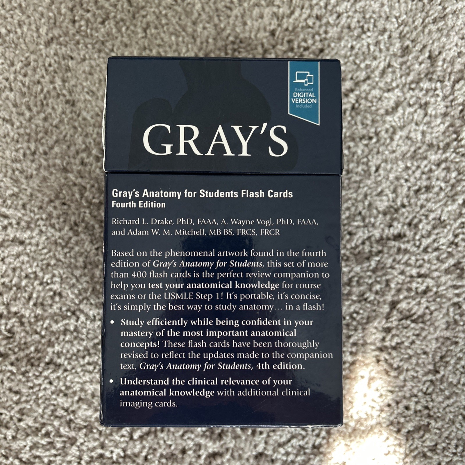 Gray&rsquo;s Anatomy for Students Flash Cards by Vogl, Mitchell and Drake
