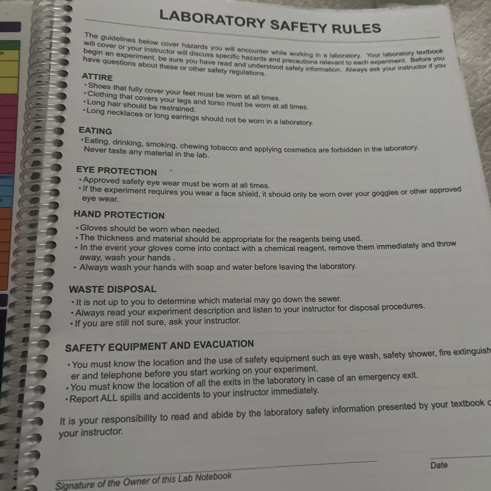 SCIENCE LAB NOTEBOOK 80 Carbonless Self-copying Pages Copy Page Perforated