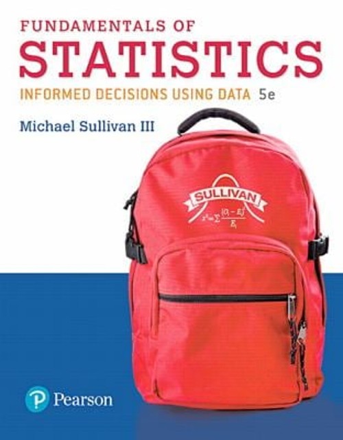 Fundamentals of Statistics Paperback Michael, III, Sullivan, Mich