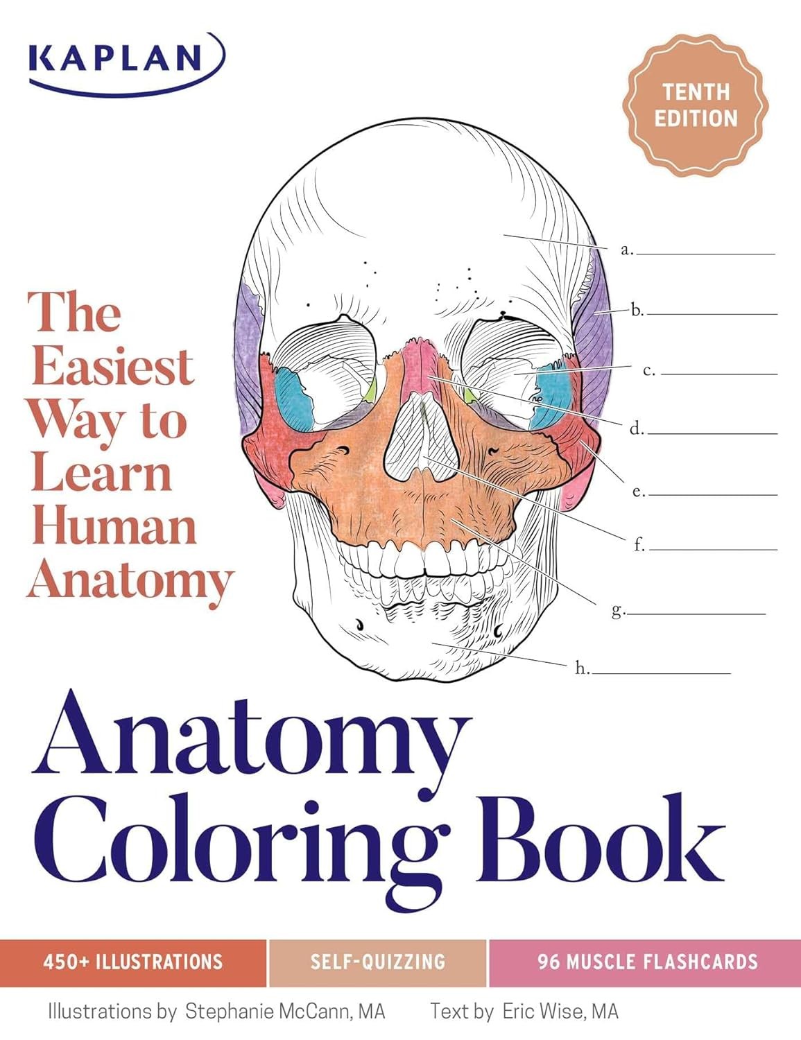 Anatomy Coloring Book with 450+ Realistic Medical Illustrations with Q Paperback