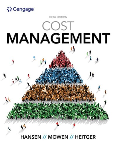 Cost Management by Don Hansen: Used