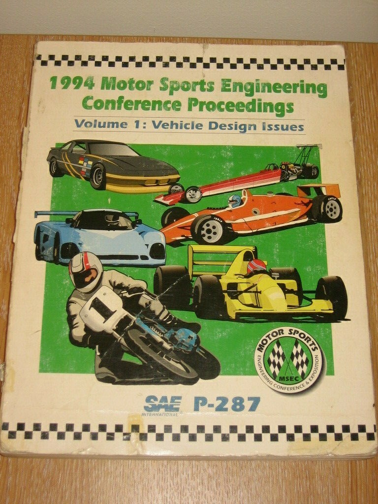 1994 Motor Sports Engineering Conference Proceedings Volume 1