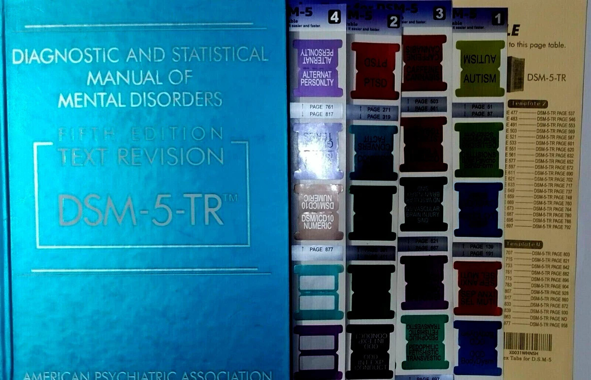 Diagnostic and Statistical Manual of Mental (HC) DSM 5 TR + PAGE TAB FREESHIP