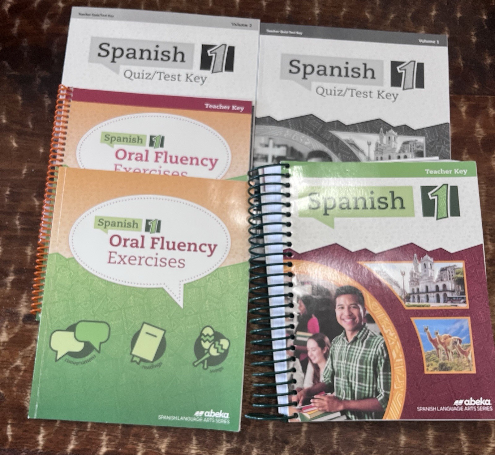 Abeka Spanish 1 Teacher Keys, Oral Fluency text book Quiz/test key