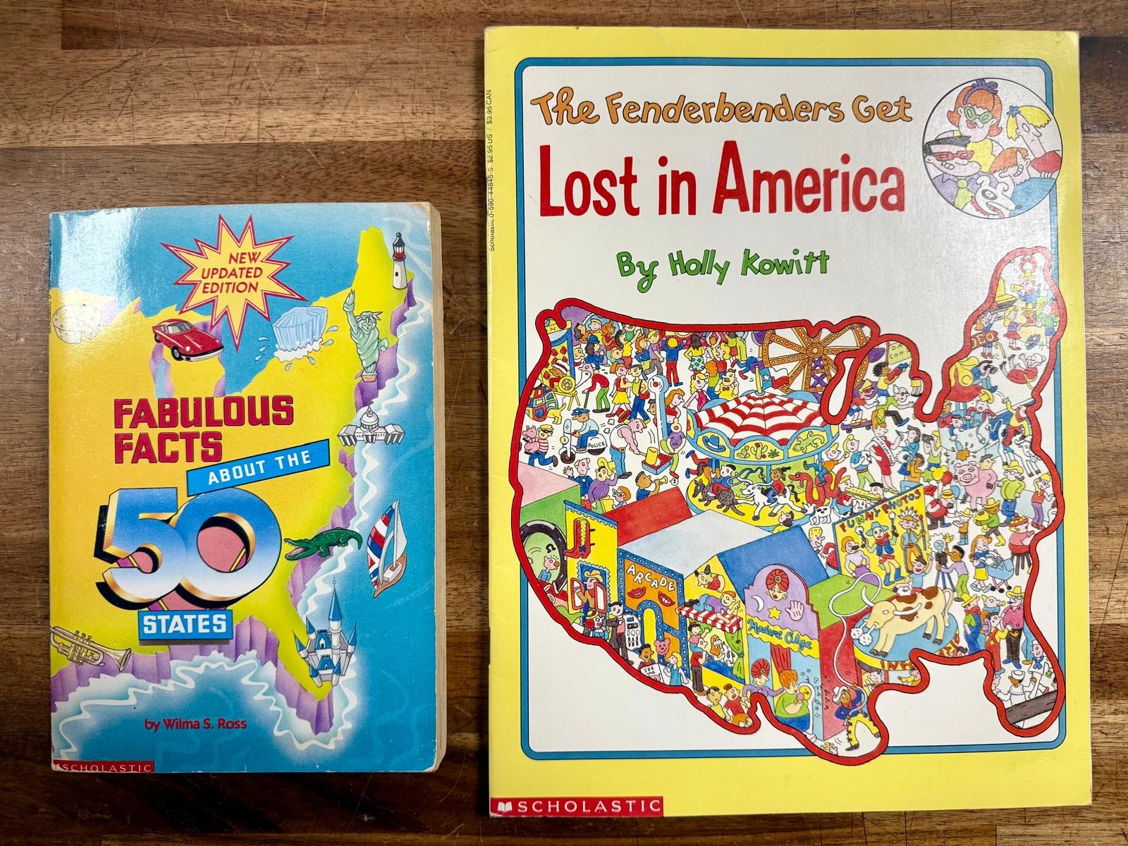 Scholastic Children&rsquo;s US Geography Books Lot of 2