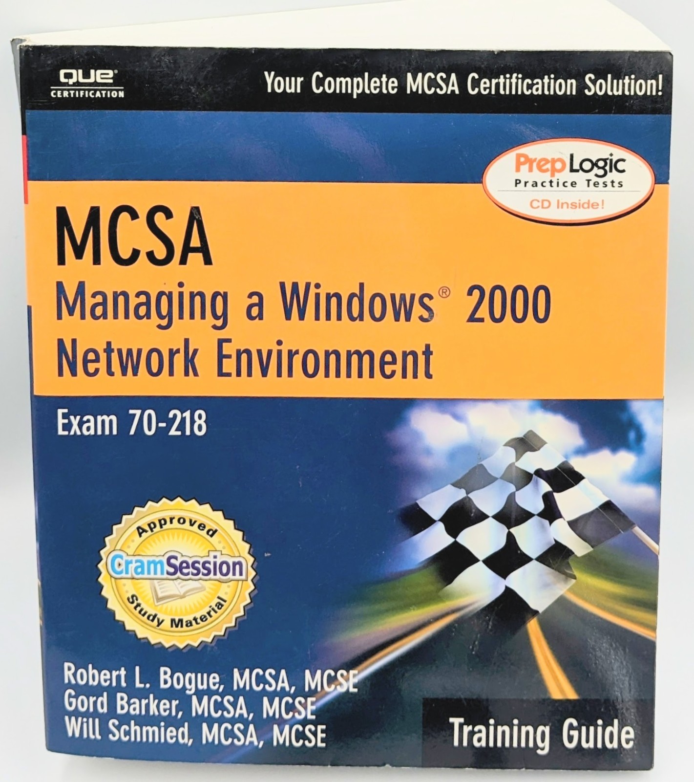 MCSA Book Managing A Windows 2000 Network Environment Book CD Included