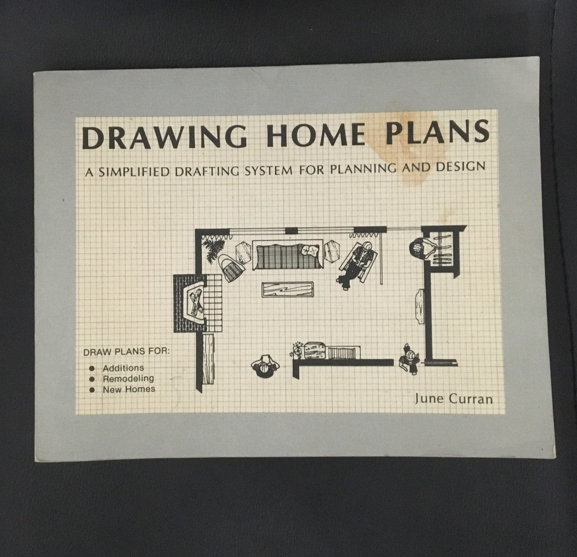 Vintage Drawing Home Plans by June Curran Drafting System Planning and Design