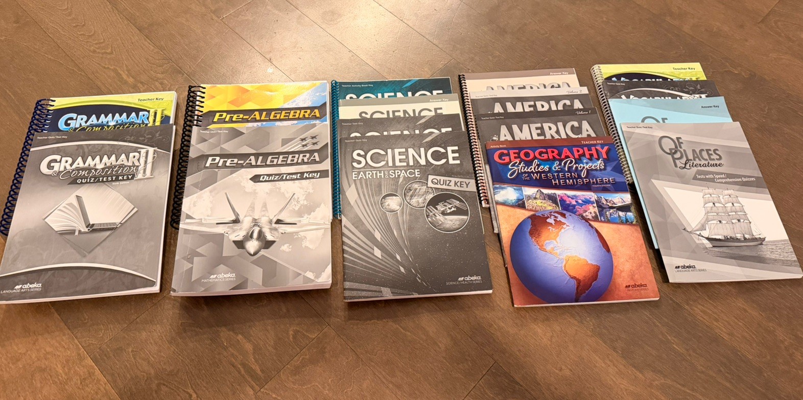 Abeka Homeschool 8th Grade Curriculum 8 Parent Editions Teacher Keys 16 books