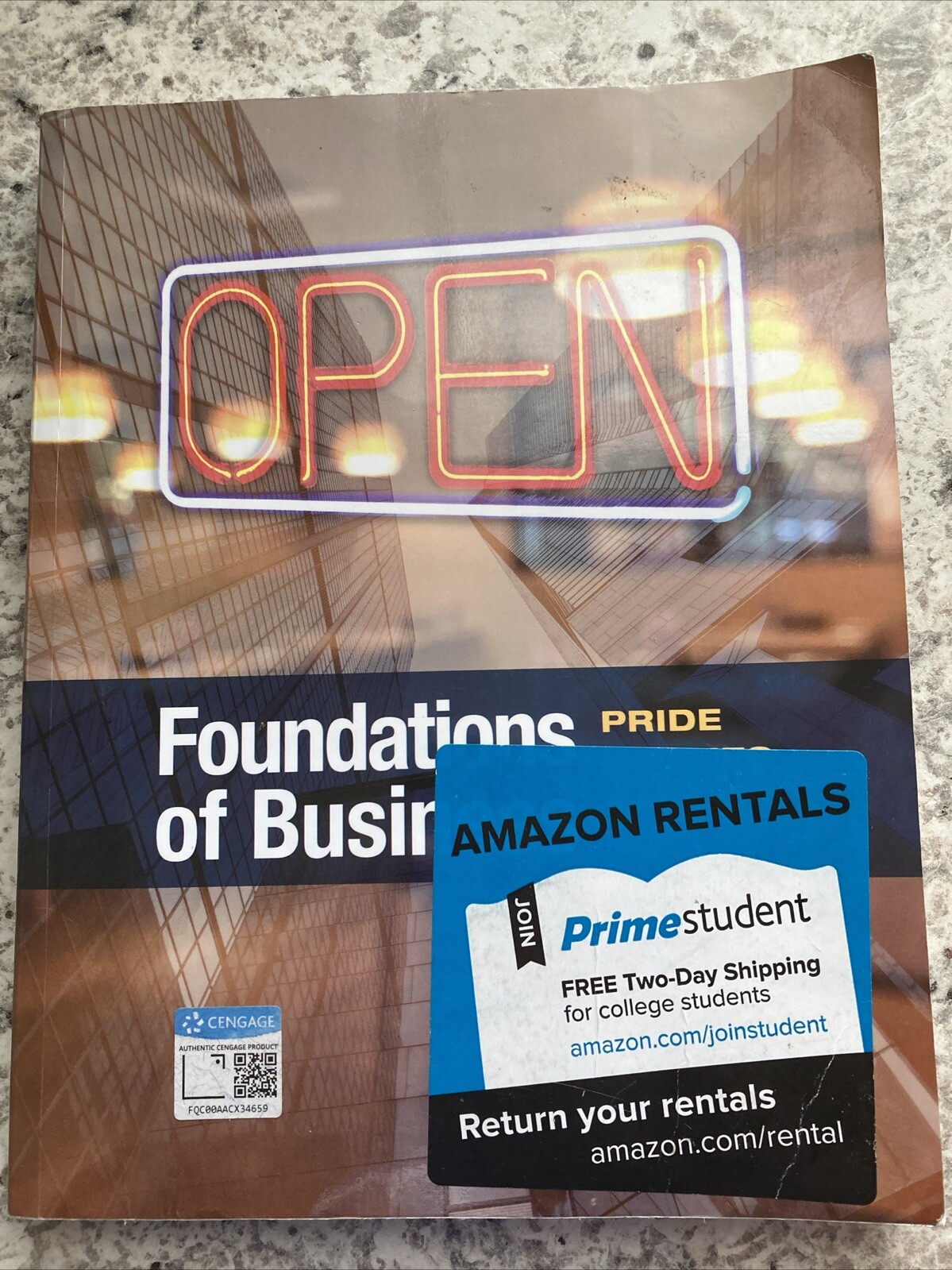 Foundations of Business – 1337386928, paperback, William M Pride