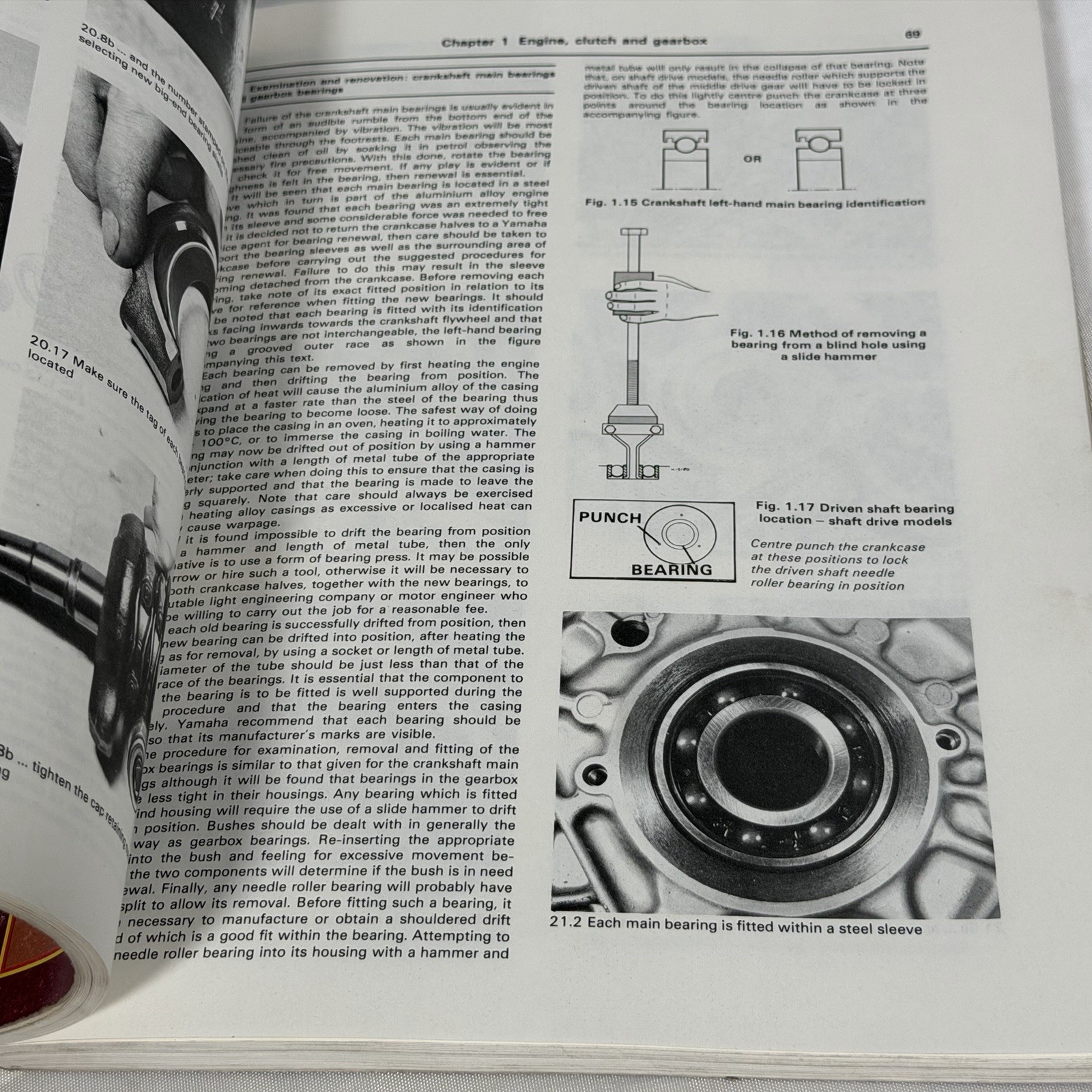 HAYNES Owners Workshop Manual YAMAHA XV750, XV920 & TR1 V-TWINS 1981 THRU 1982