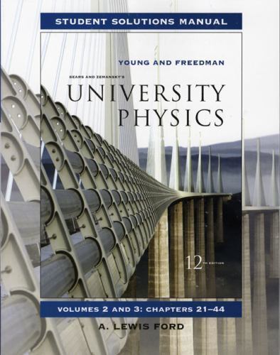 Student Solutions Manual for University Phy- paperback, Hugh D Young, 0321500385