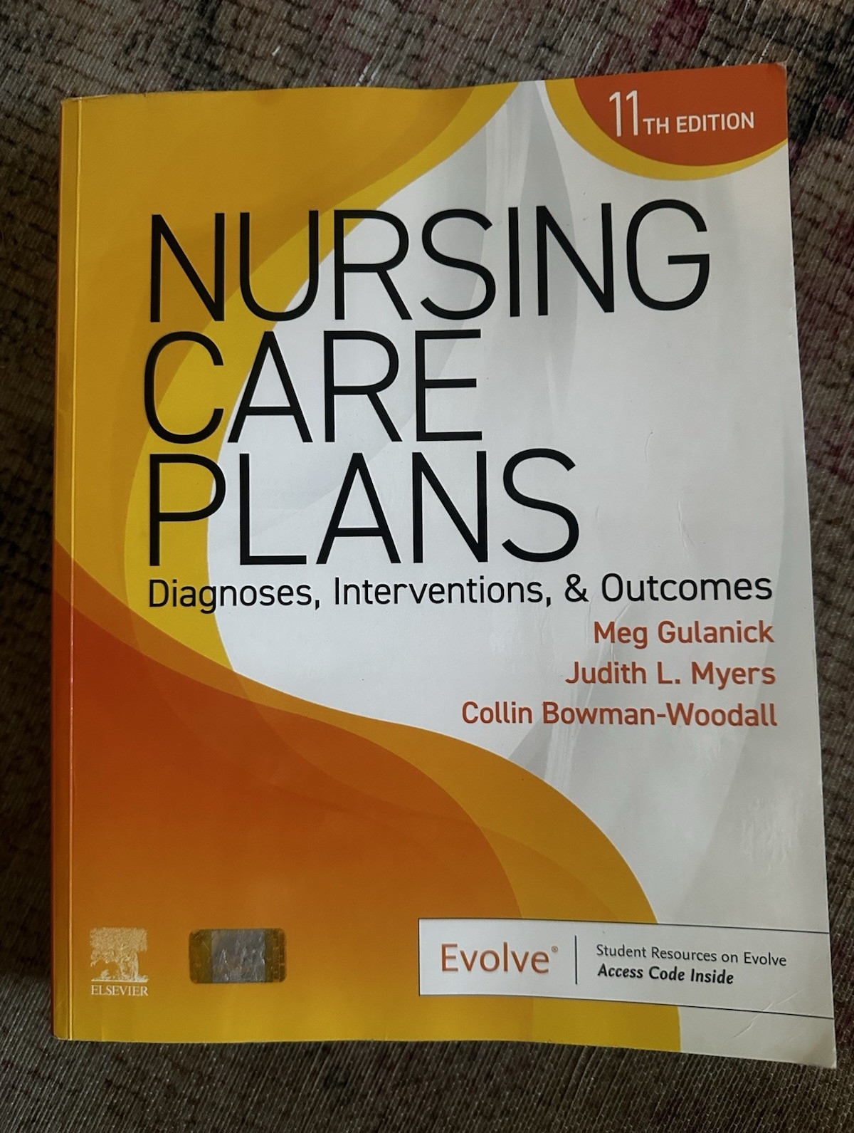 Elsevier Evolve Nursing Care Plans: Diagnoses, Interventions & Outcomes 11th Ed