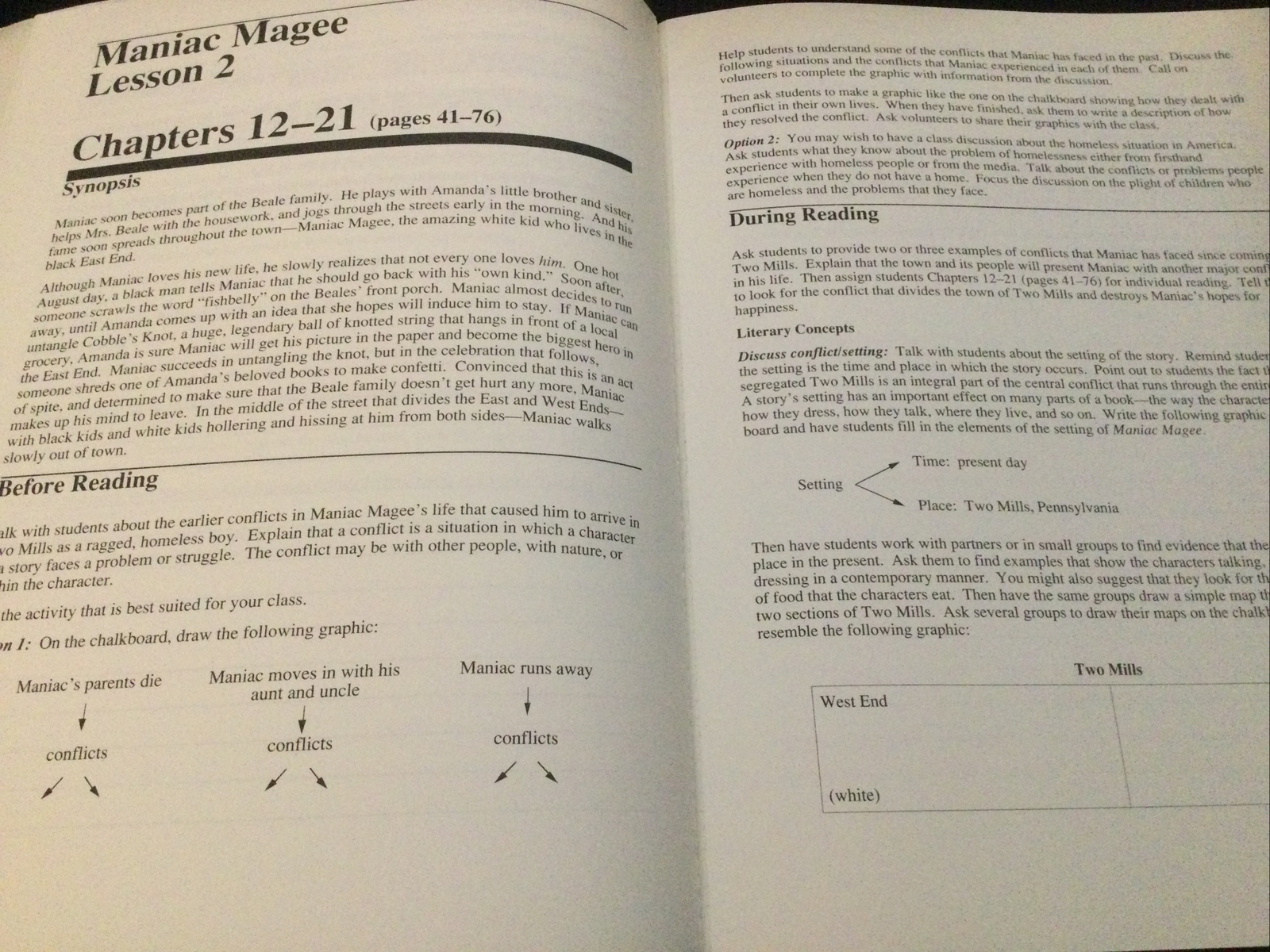 The Innovations Guide to Maniac Magee (Gr 5-7) + PB Book by Jerry Spinelli – NEW