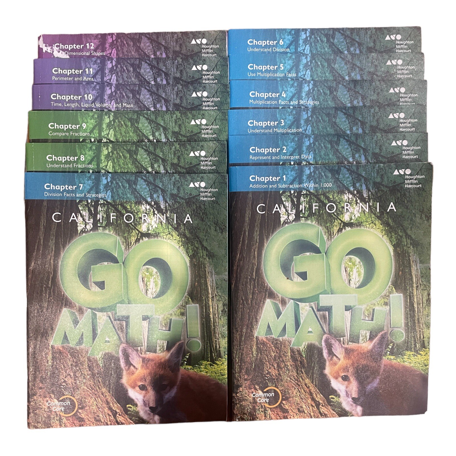 HMH Go Math California 3rd Grade Chapter 1-12