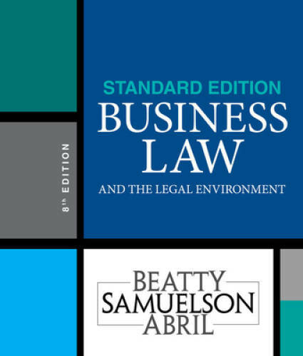 Business Law and the Legal Environment, Standard Edition (Business Law an – GOOD