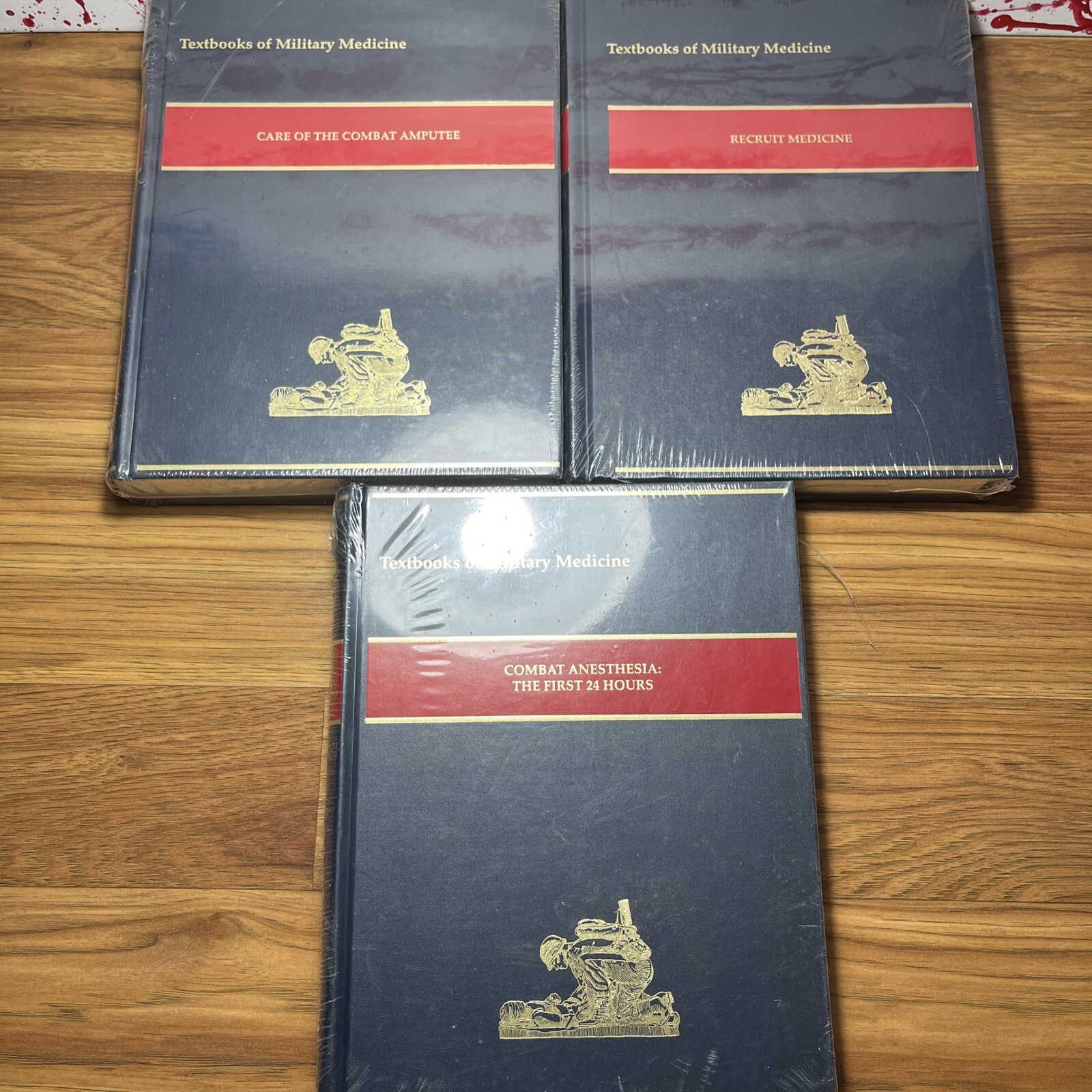 Textbooks Of Military Medicine Lot Of 3 New Sealed, Amputee, Medicine, Combat