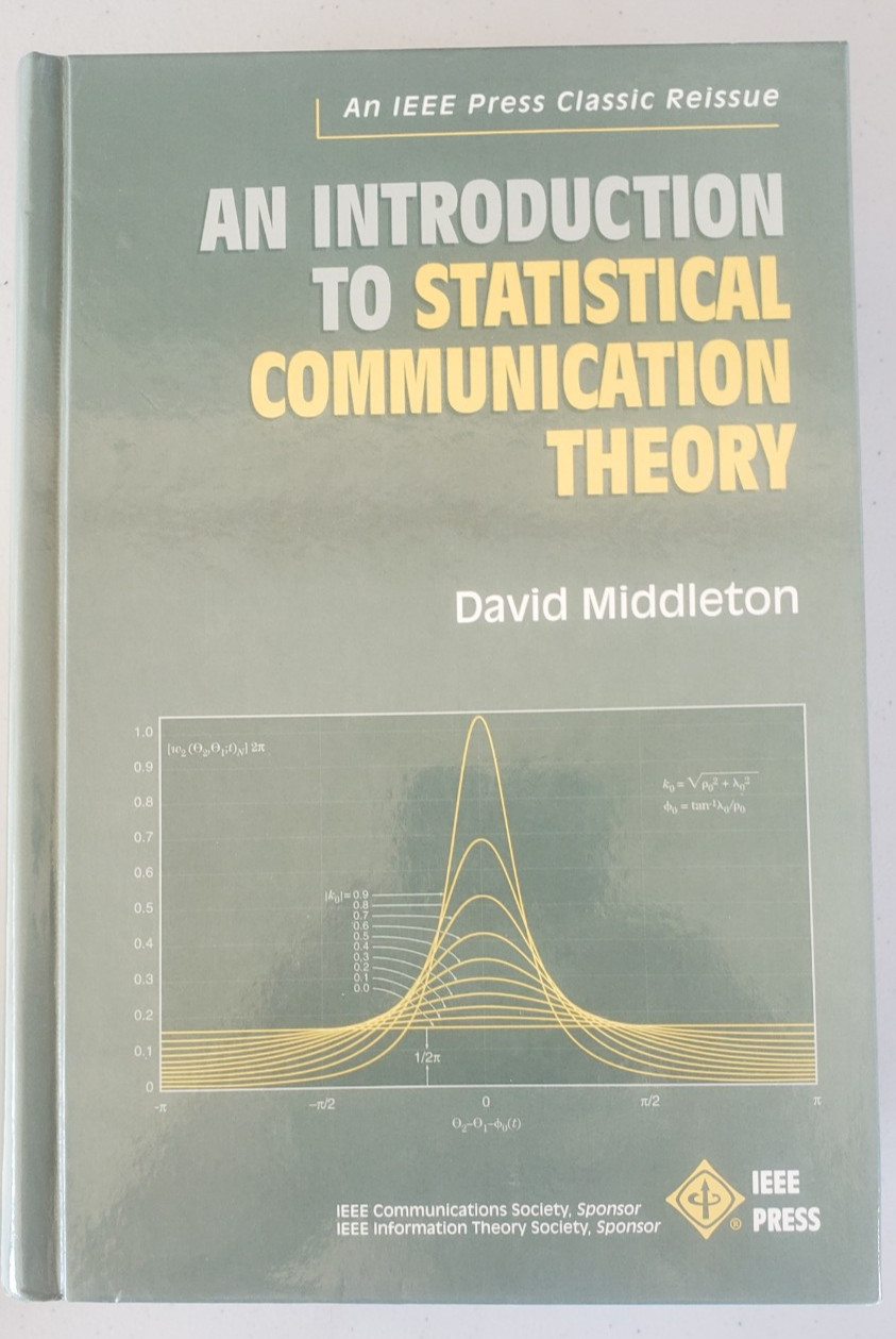 NEW Middleton Statistical Communication Theory IEEE 1996 Stanford/Livermore