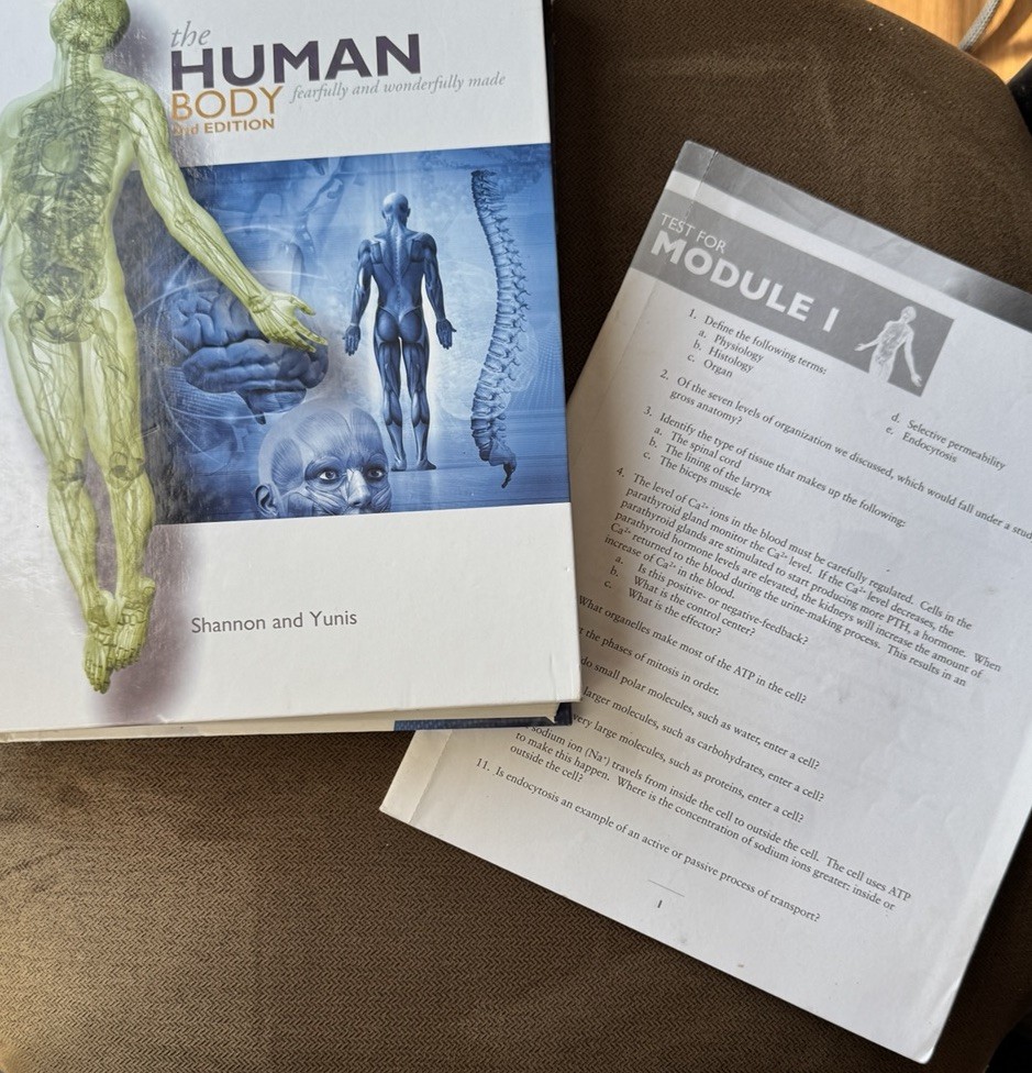 Apologia The Human Body 2E Textbook Solutions Tests Homeschool Curriculum Books