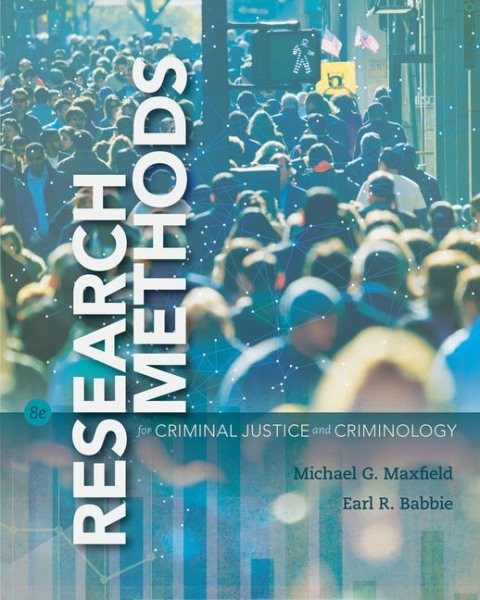 Research Methods for Criminal Justice and Criminology, Hardcover by Maxfield,…