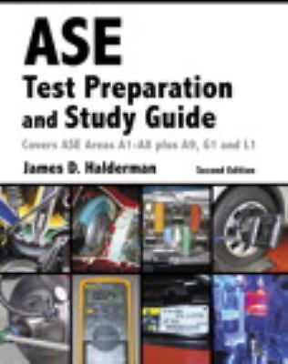 ASE Test Prep and Study Guide (Halderman Automotive Series) – paperback Hald…
