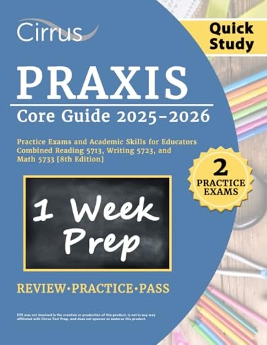 Praxis Core Quick Study Guide – VERY GOOD