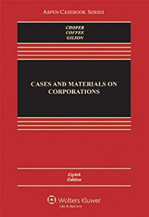 Cases and Materials on Corporations Hardcover