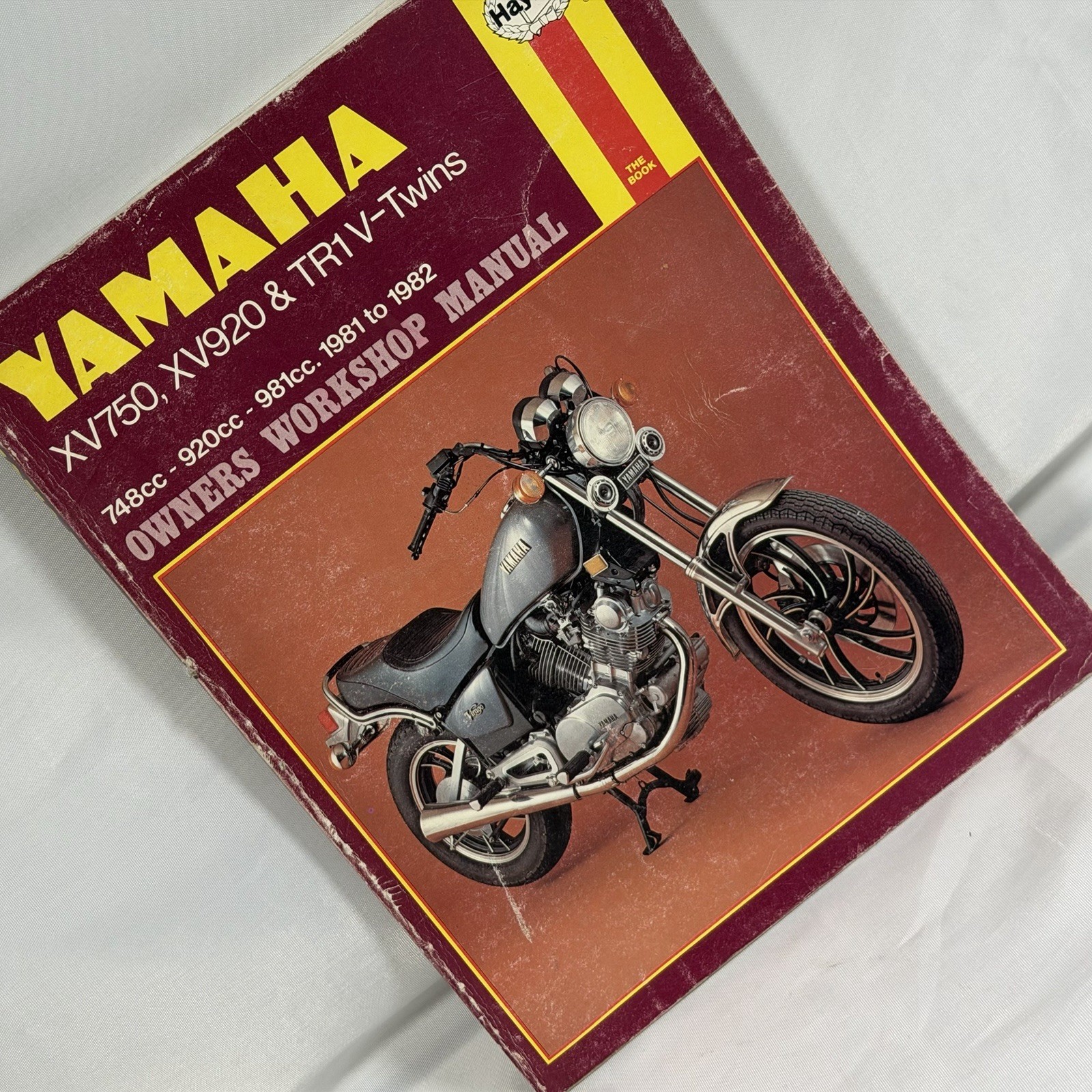 HAYNES Owners Workshop Manual YAMAHA XV750, XV920 & TR1 V-TWINS 1981 THRU 1982