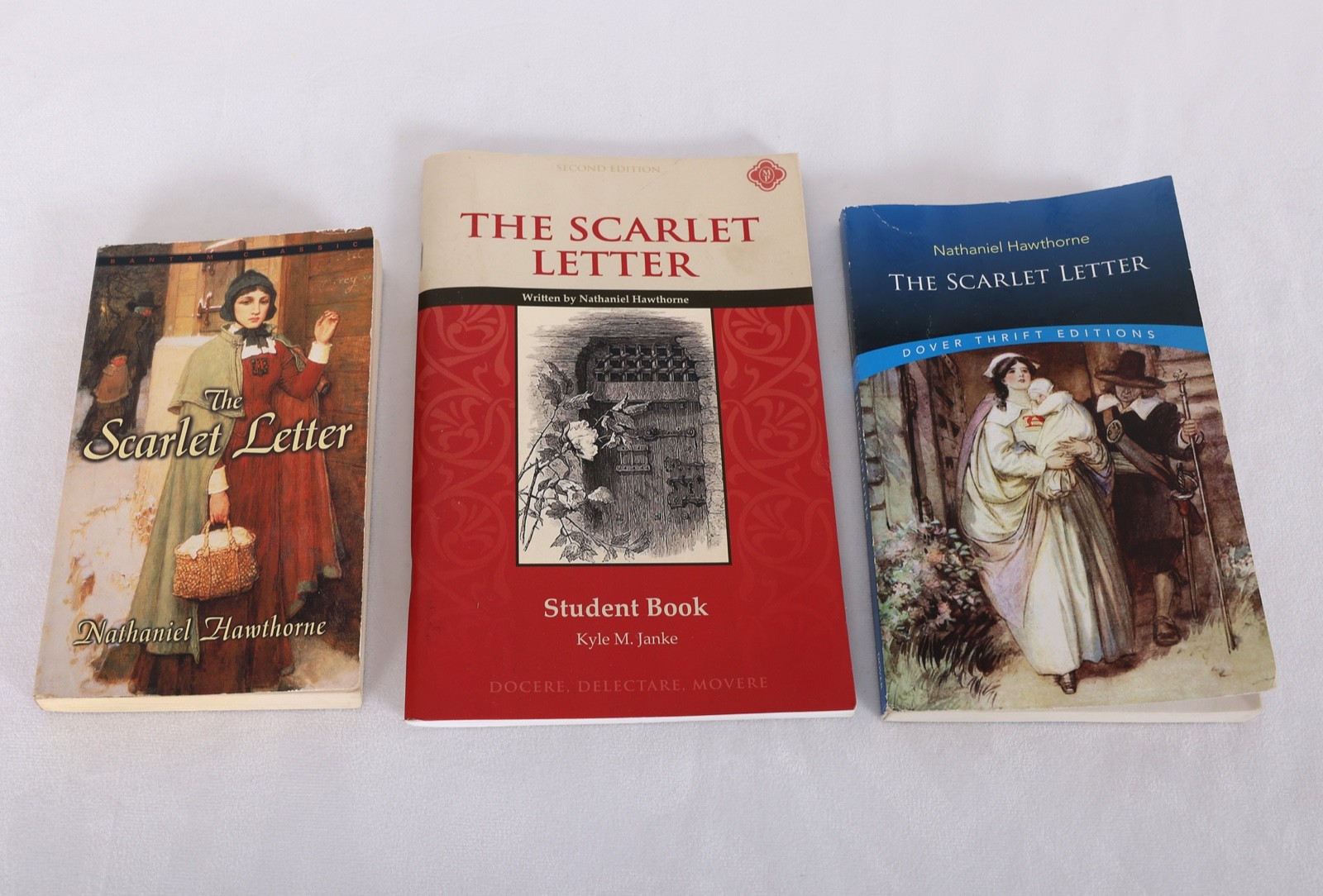 Memoria Press “The Scarlet Letter” Student Book & 2 Copies of the Novel