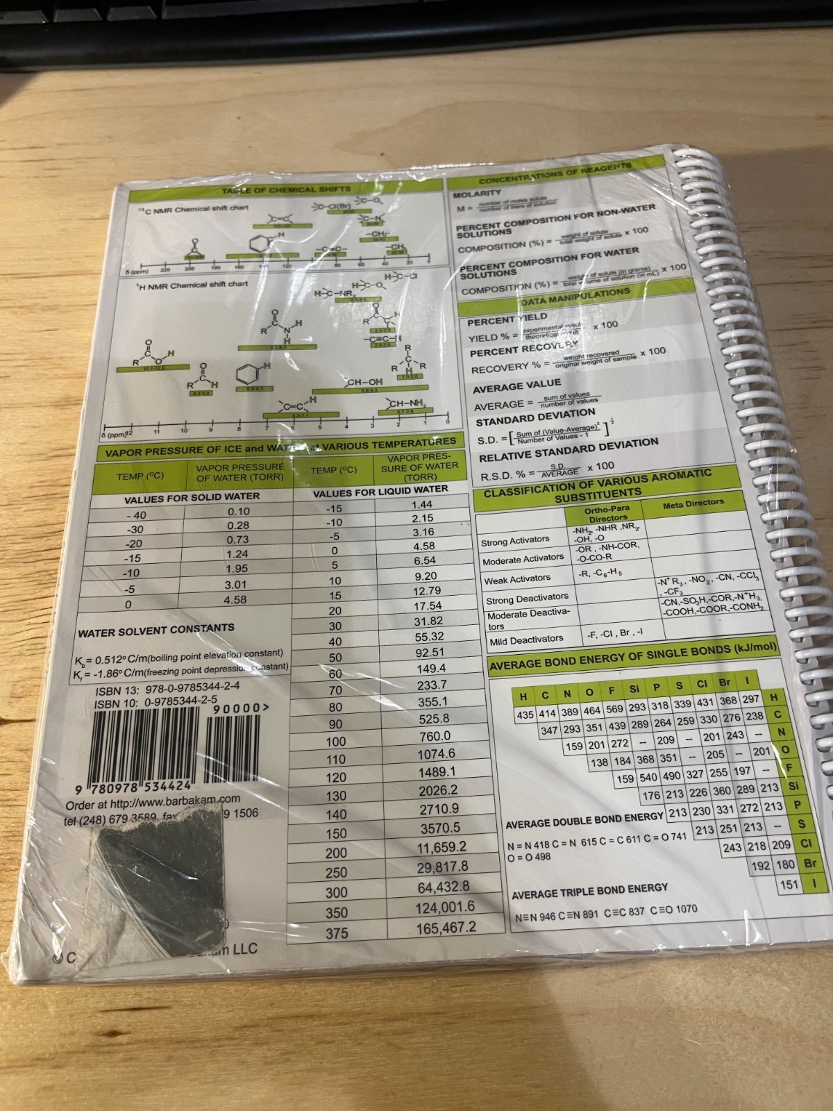 BARBAKAM Lab Notebook 100 Carbonless Pages Spiral Bound (Copy Page Perforated)