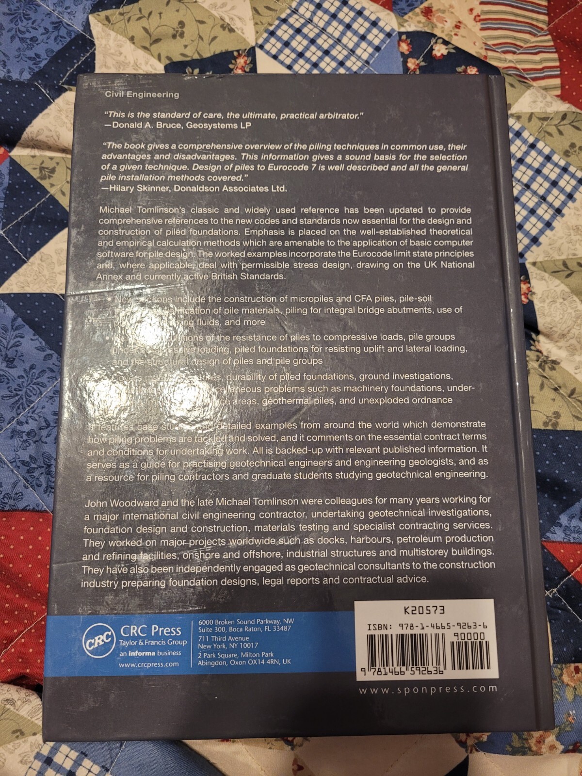 Pile Design and Construction Practice by John Woodward and Michael Tomlinson…