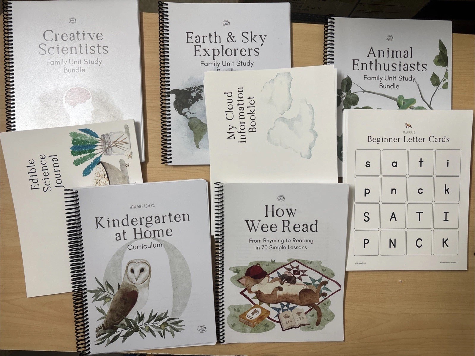 How Wee Learn Homeschool Curriculum Printables Kindergarten Science Animals Set