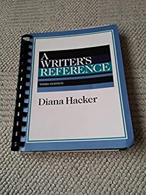 A Writer’s Reference Paperback Diana T. Hacker