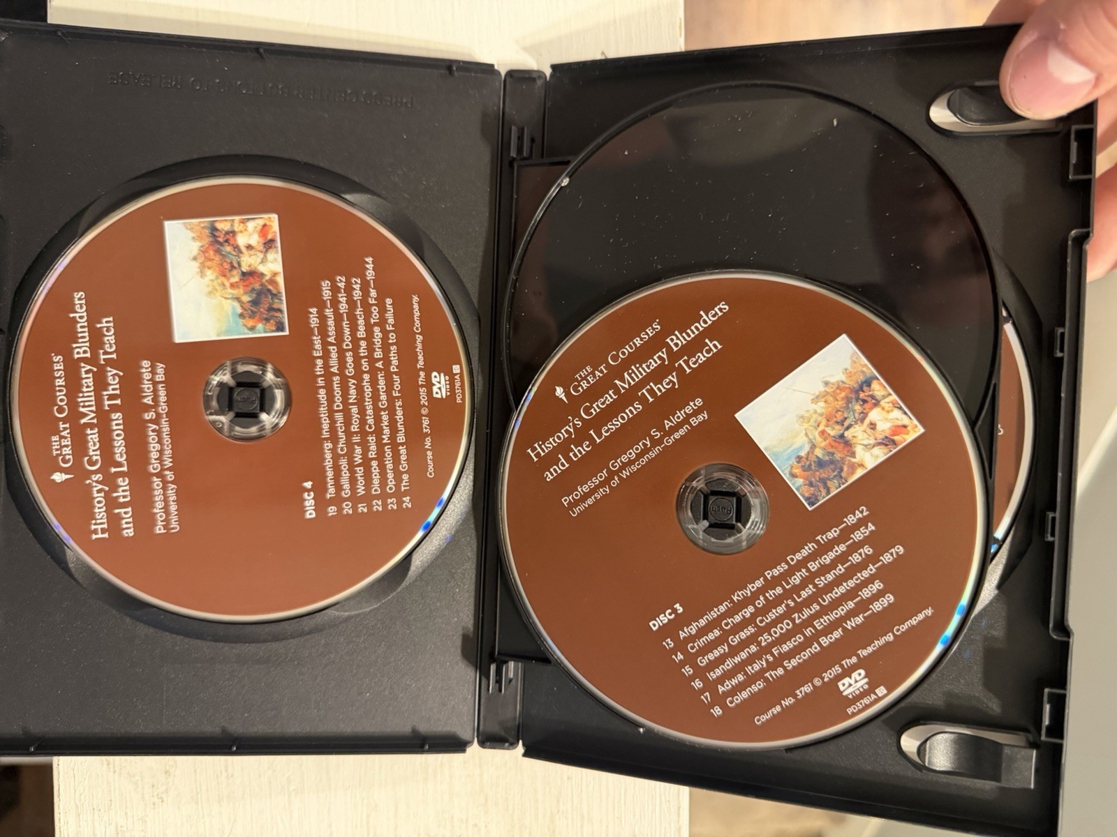Great Courses: History’s Great Military Blunders & Lessons (4-Disc DVD Set)