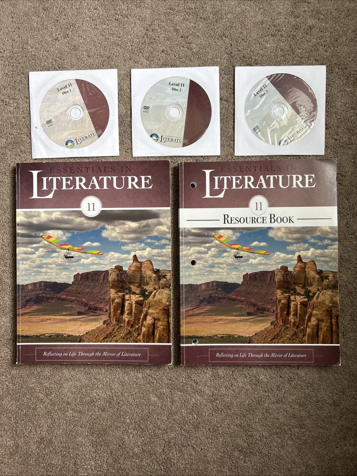 Essentials in Literature Grade 11 Book, DVDs, and Resource Book