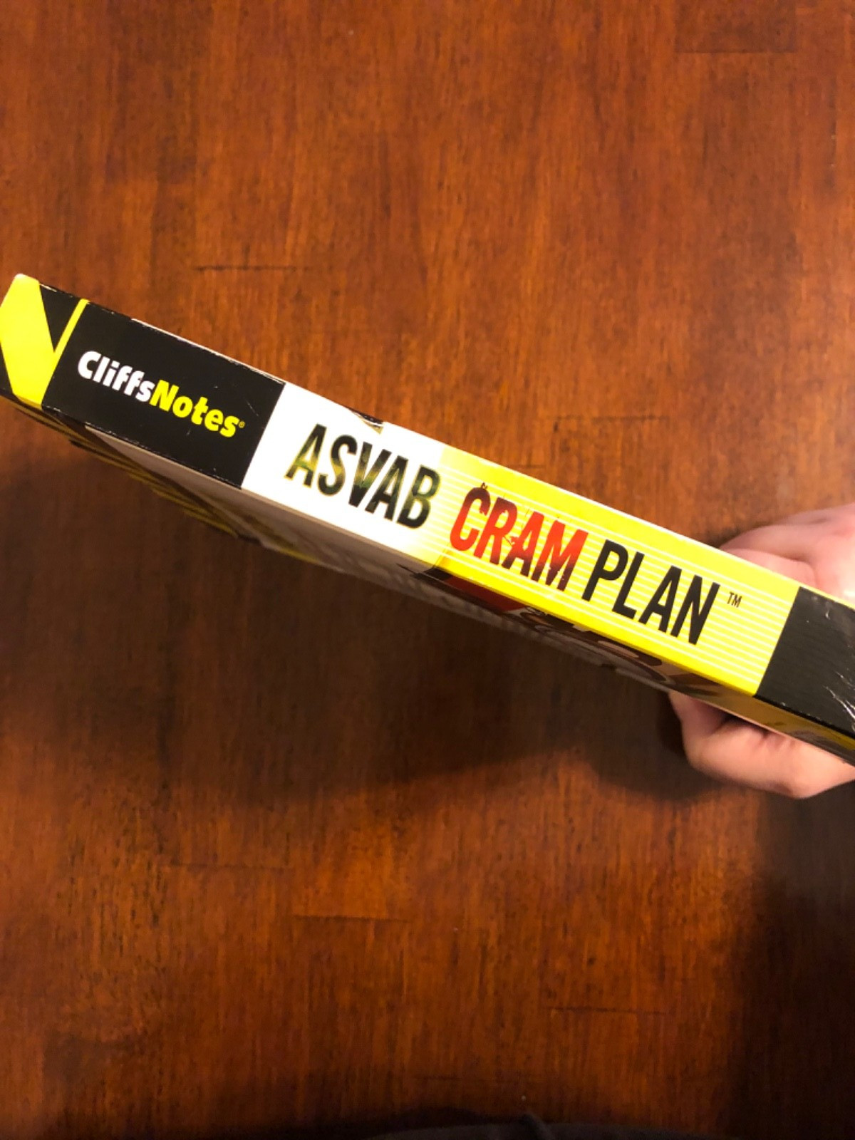 ASVAB Cram Plan Book – CliffsNotes – Paperback – GOOD Condition!