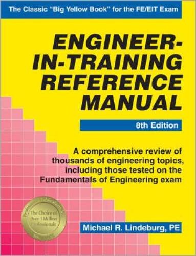 Engineer-In-Training Reference Manual – Hardcover – ACCEPTABLE