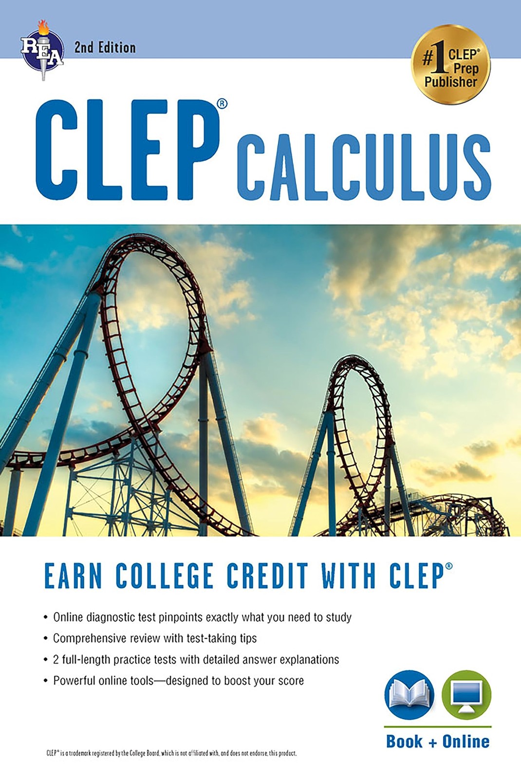 CLEP® Calculus Book + Online (CLEP Test Preparation)