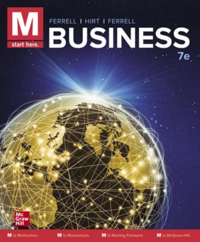 M: Business by O. C. Ferrell 7th edition like new, loose leaf, in binder