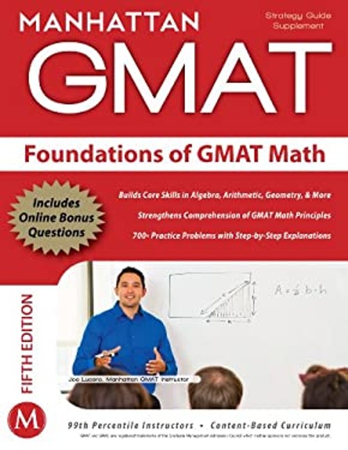 Foundations of GMAT Math Paperback Manhattan GMAT Staff