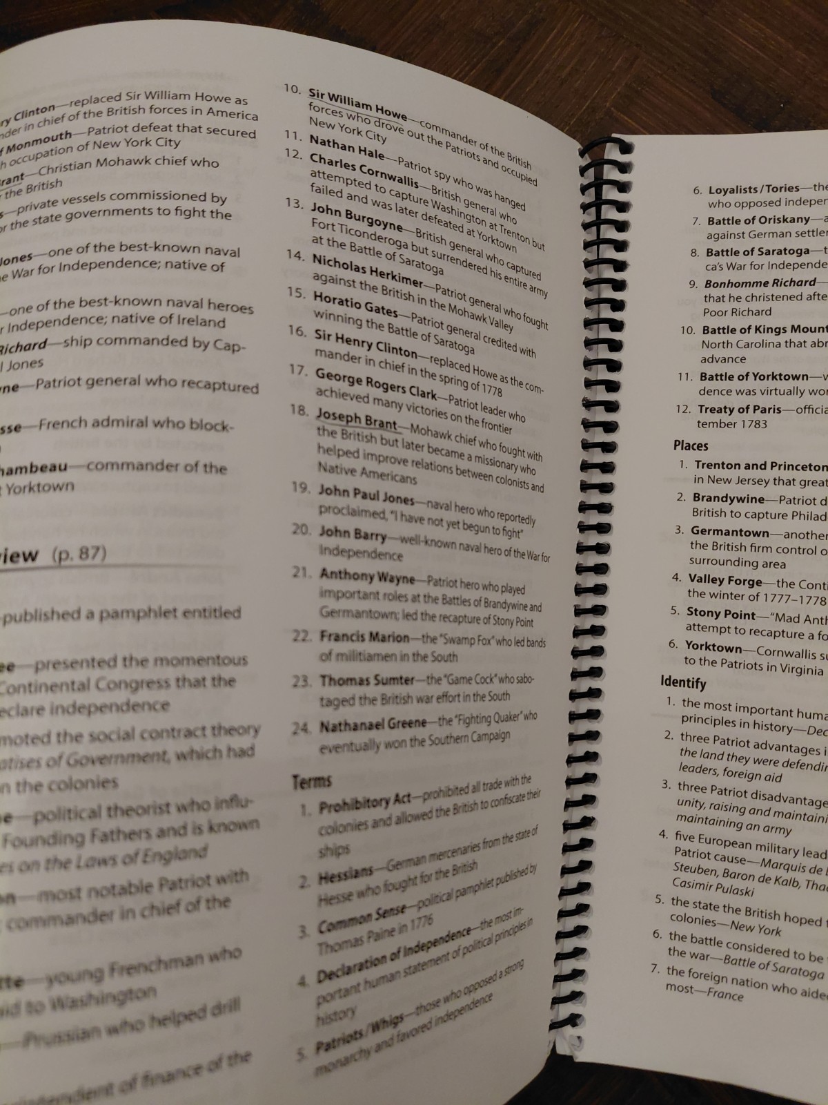 Abeka 11th grade U.S. History textbook & Answer key, Quiz/Test Key