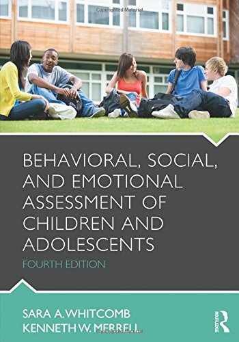 Behavioral, Social, and Emotional – Paperback, by Whitcomb Sara A. – Very Good