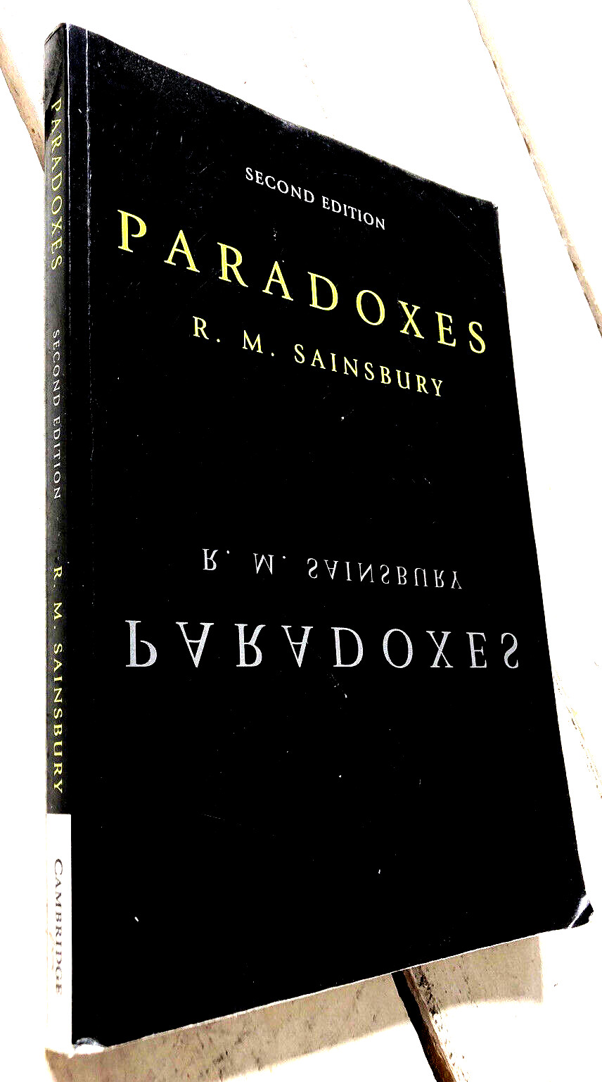 Paradoxes R M Sainsbury Philosophy Paperback