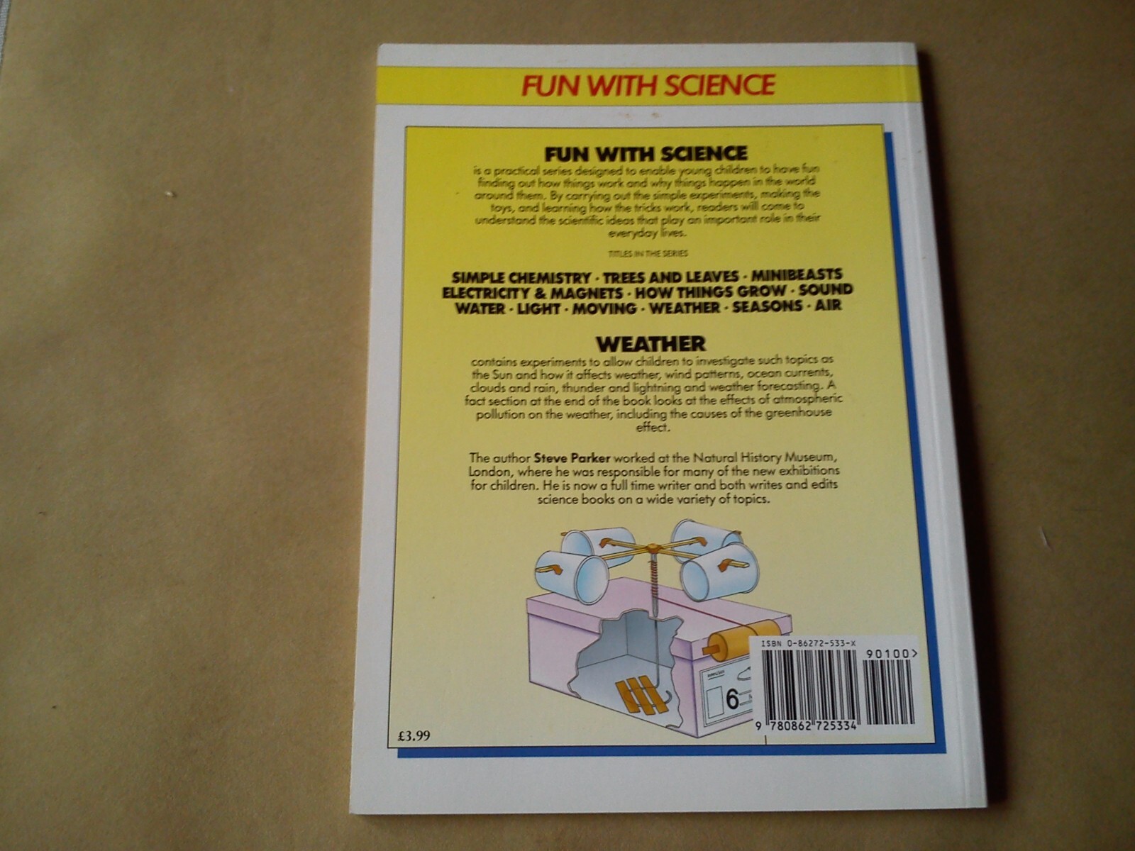 Kingfisher Fun With Science Weather Things To Make Experiments 1990 Steve Parker